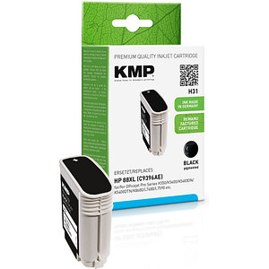 KMP H31 schwarz Tintenpatrone ersetzt HP 88XL (C9396AE) KMP H31 schwarz Tintenpatrone ersetzt HP 88XL (C9396AE)