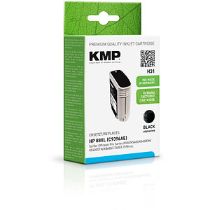 KMP H31 schwarz Tintenpatrone ersetzt HP 88XL (C9396AE) KMP H31 schwarz Tintenpatrone ersetzt HP 88XL (C9396AE)