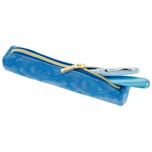 herlitz Schlampermäppchen Bright Animals blau, 21,0 x 4,0 cm