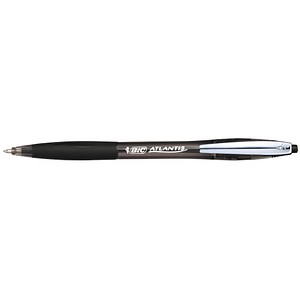 BIC Kugelschreiber ATLANTIS Soft schwarz Schreibfarbe schwarz, 1 St.