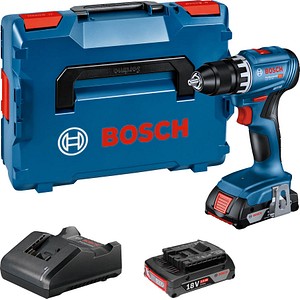 AKTION: BOSCH Professional GSR 18V-45 Akku-Bohrschrauber-Set 18,0 V, mit 2 Akkus mit Prämie nach Registrierung