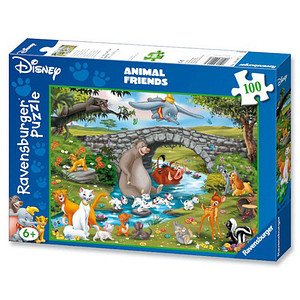 Ravensburger XXL Die Familie der Animal Friends Puzzle, 100 Teile