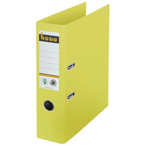 bene No.1 Ordner gelb Karton 8,0 cm DIN A4 bene No.1 Ordner gelb Karton 8,0 cm DIN A4
