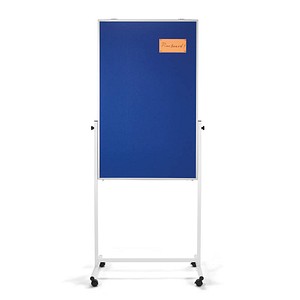 magnetoplan Moderationswand 3in1 Universal-Board 75,0 x 120,0 cm blau, weiß