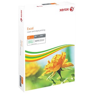 xerox Kopierpapier Excel DIN A3 80 g/qm 500 Blatt