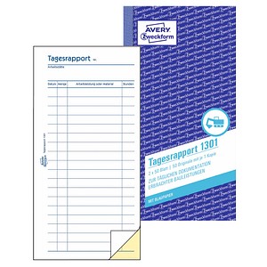 AVERY Zweckform Tagesrapport Formularbuch 1301