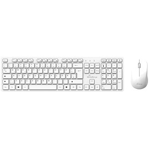 MediaRange MROS278 Tastatur-Maus-Set kabellos weiß