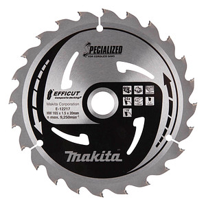 makita E-12217 EFFICCUT Kreissägeblatt 165,0 mm, 24 Zähne