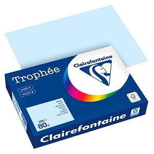 Clairefontaine Kopierpapier Trophée hellblau DIN A4 80 g/qm 500 Blatt
