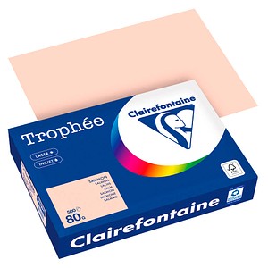 Clairefontaine Kopierpapier Trophée lachs DIN A4 80 g/qm 500 Blatt