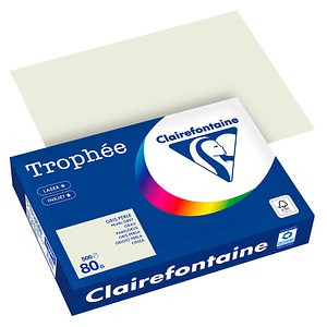 Clairefontaine Kopierpapier Trophée grau DIN A4 80 g/qm 500 Blatt