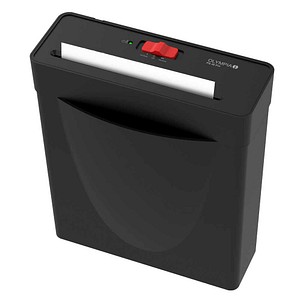 OLYMPIA PS 36 Pro Aktenvernichter mit Streifenschnitt P-2, 6 mm, bis 6 Blatt, schwarz