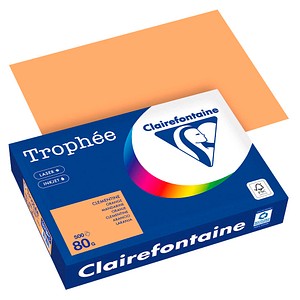 Clairefontaine Kopierpapier Trophée mandarin DIN A4 80 g/qm 500 Blatt