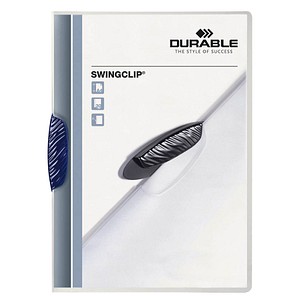 25 DURABLE Klemmhefter SWINGCLIP  dunkelblau