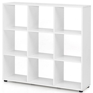 WOHNLING Bücherregal weiß 108,0 x 29,0 x 104,0 cm