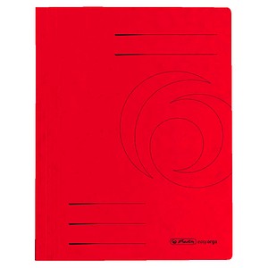 herlitz Schnellhefter Quality Karton rot DIN A4, 1 St.