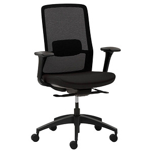 Mayer Bürostuhl, 2481 Stoff schwarz, Gestell schwarz