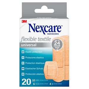 Nexcare™ Pflaster Flexible Textile Universal N0420ASNEW beige, 20 St.
