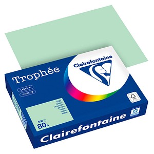 Clairefontaine Kopierpapier Trophée hellgrün DIN A4 80 g/qm 500 Blatt
