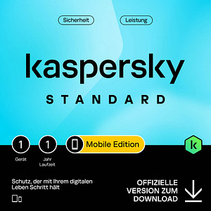 KASPERSKY Mobile Security Standard Sicherheitssoftware Vollversion (Download-Link)