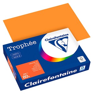 Clairefontaine Kopierpapier Trophée orange DIN A4 80 g/qm 500 Blatt