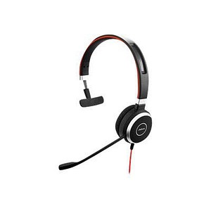 Jabra Evolve 40 Headset schwarz, orange