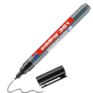edding 361 Whiteboard-Marker schwarz 1,0 mm, 10 St.