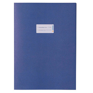 HERMA Heftumschlag glatt dunkelblau Papier DIN A4