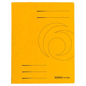 herlitz Schnellhefter Quality Karton gelb DIN A4, 1 St.