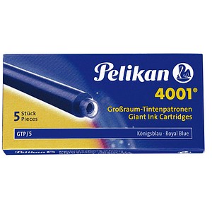 Pelikan 4001 Tintenpatronen für Füller königsblau 5 St.