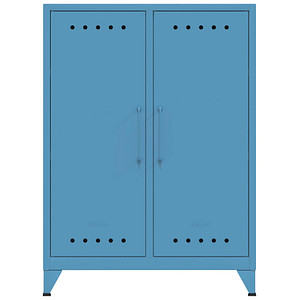 BISLEY Sideboard Fern Middle, FERMID605 blau 80,0 x 40,0 x 110,0 cm