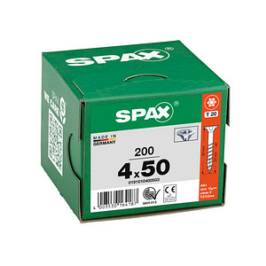 SPAX® Universalschrauben T20 Senkkopf WIROX 4 mm x 50 mm, 200 St.