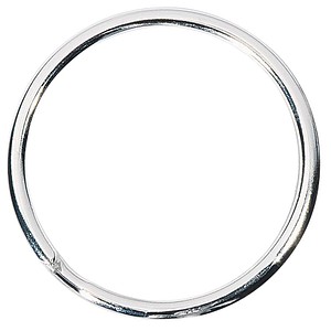 WEDO Schlüsselring silber, 100 St.