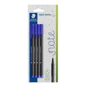 STAEDTLER triplus® Fineliner blau 0,3 mm, 4 St.
