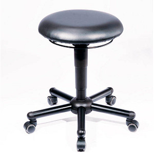 mey chair XXL Arbeitshocker A19-TR-KL-XXL 10020 schwarz Kunstleder