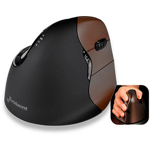 Evoluent Vertical Mouse 4 Bluetooth rechts klein Maus ergonomisch kabellos braun