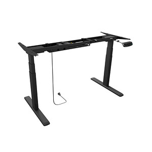 RaidSonic ICY BOX® IB-EW205B-T elektrisch höhenverstellbares Schreibtischgestell schwarz ohne Tischplatte, T-Fuß-Gestell