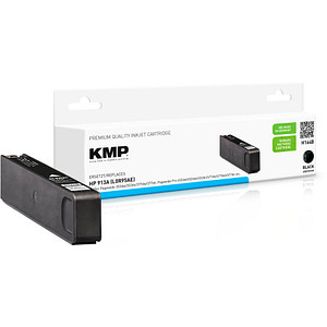 KMP H164B  schwarz Druckerpatrone kompatibel zu HP 913A (L0R95AE)