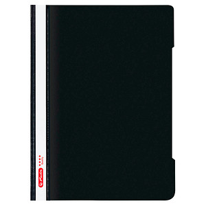 herlitz Schnellhefter Quality Kunststoff schwarz DIN A4, 1 St.