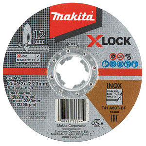 makita Trennscheibe X-Lock E-00418