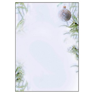 SIGEL Weihnachtsbriefpapier Winter Mood Motiv DIN A4 90 g/qm 100 Blatt