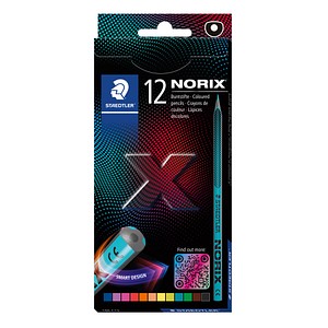 STAEDTLER NORIX® 186 Buntstifte farbsortiert, 12 St.