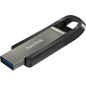 SanDisk USB-Stick Extreme Go grau, schwarz 256 GB