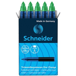 Schneider One Change Tintenrollerminen grün 0,6 mm 5 St.