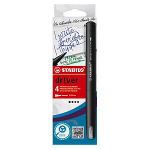 STABILO dr!ver Filzstifte farbsortiert, 4 St.