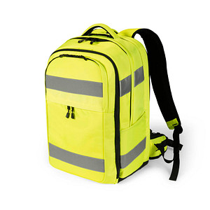 DICOTA Rucksack Hi-Vis Recycling-PET gelb 32,0 - 38,0 l