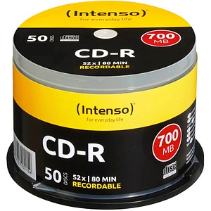 50 Intenso CD-R 700 MB