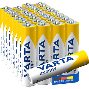 30 VARTA Batterien ENERGY Micro AAA 1,5 V