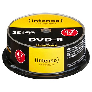 25 Intenso DVD-R 4,7 GB