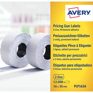 AVERY Zweckform Preisetiketten weiß permanent 26,0 x 16,0 mm, 1 Rollen